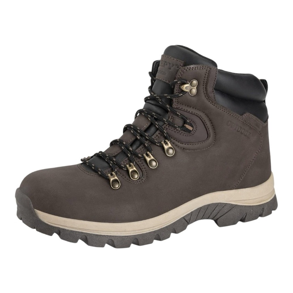Zasepy Outdoor Hiking Boots Brown Ankle‎ Lace Up Comfort Walking Shoes Size 7